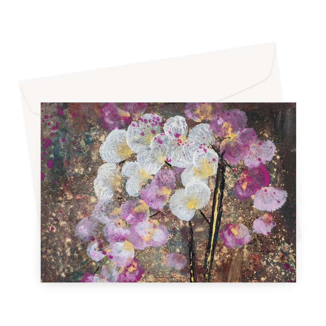 Lisa Orchid Greeting Card