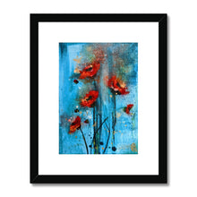 Load image into Gallery viewer, Poppy Burst Framed & Mounted Print