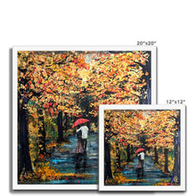Load image into Gallery viewer, Autumn Stroll Framed Print
