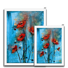 Load image into Gallery viewer, Poppy Burst Framed Print
