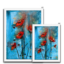 Load image into Gallery viewer, Poppy Burst Framed Print