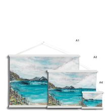 Load image into Gallery viewer, First to See the Sea Fine Art Print with Hanger