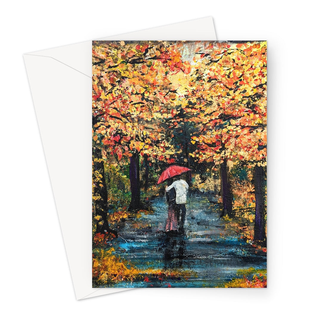 Autumn Stroll Greeting Card