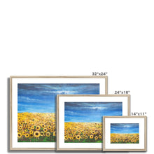 Load image into Gallery viewer, Glory to Ukraine Framed & Mounted Print