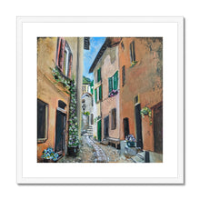 Load image into Gallery viewer, Argegno Street Framed &amp; Mounted Print
