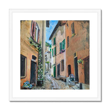 Load image into Gallery viewer, Argegno Street Framed & Mounted Print