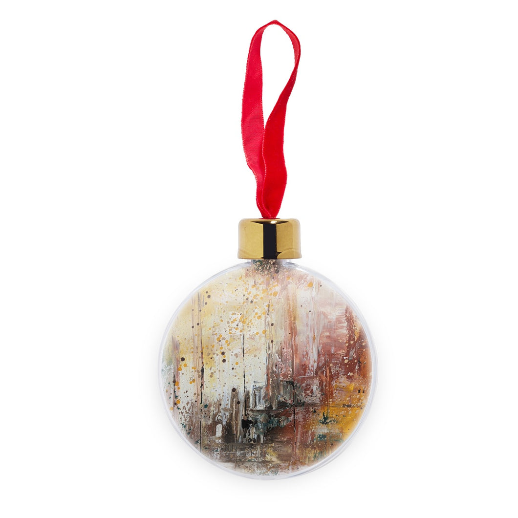 Tranquility Transparent Christmas bauble