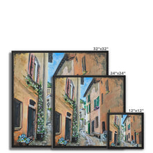 Load image into Gallery viewer, Argegno Street Framed Canvas