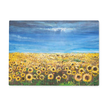 Load image into Gallery viewer, Glory to Ukraine Glass Chopping Board
