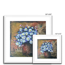 Load image into Gallery viewer, Potted Daisies Framed & Mounted Print