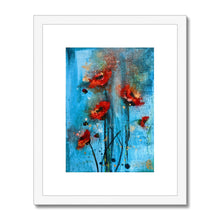 Load image into Gallery viewer, Poppy Burst Framed & Mounted Print
