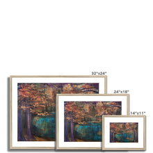 Load image into Gallery viewer, Autumn Lake Framed &amp; Mounted Print
