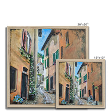 Load image into Gallery viewer, Argegno Street Framed Print