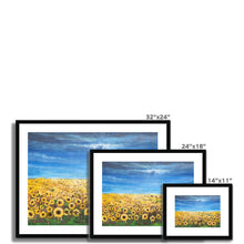 Load image into Gallery viewer, Glory to Ukraine Framed & Mounted Print