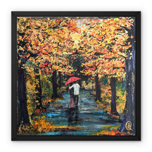 Load image into Gallery viewer, Autumn Stroll Framed Canvas
