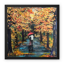 Load image into Gallery viewer, Autumn Stroll Framed Canvas