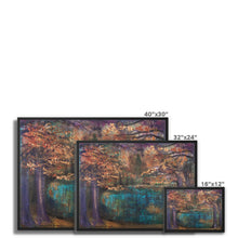 Load image into Gallery viewer, Autumn Lake Framed Canvas