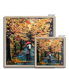 Load image into Gallery viewer, Autumn Stroll Framed Print