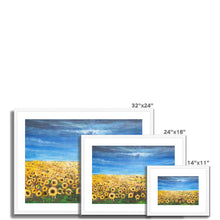 Load image into Gallery viewer, Glory to Ukraine Framed & Mounted Print