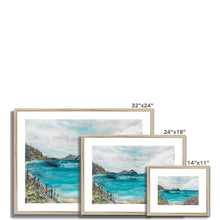 Load image into Gallery viewer, First to See the Sea Framed & Mounted Print