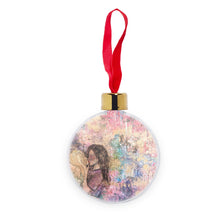 Load image into Gallery viewer, I Will Wait For You Transparent Christmas bauble
