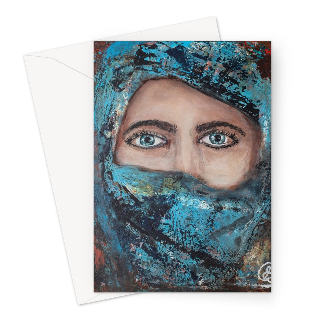 Unshed Tears Greeting Card