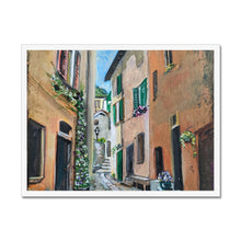 Load image into Gallery viewer, Argegno Street Framed Print