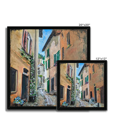 Load image into Gallery viewer, Argegno Street Framed Print