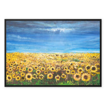Load image into Gallery viewer, Glory to Ukraine Framed Canvas
