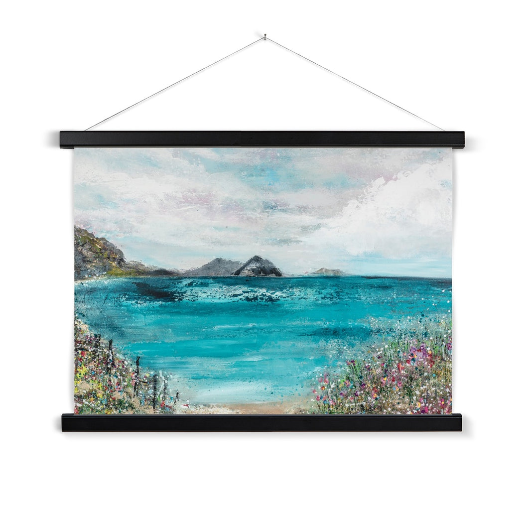 First to See the Sea Fine Art Print with Hanger