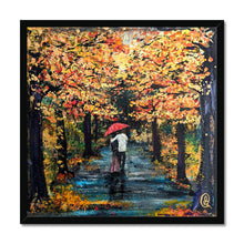 Load image into Gallery viewer, Autumn Stroll Framed Print