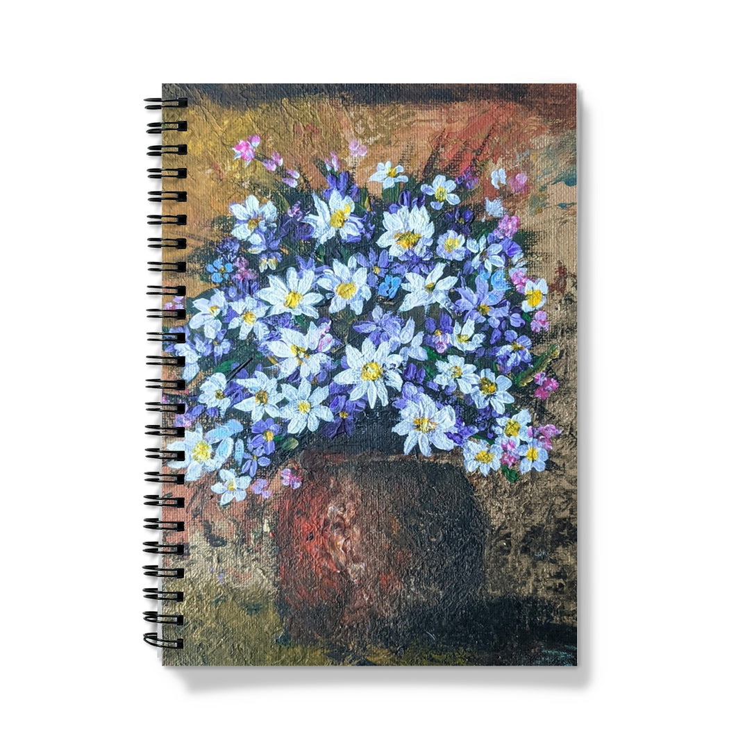 Potted Daisies Notebook
