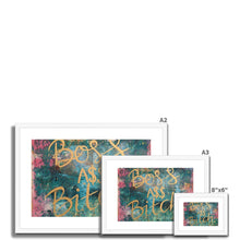 Load image into Gallery viewer, Boss A$$ B'tch Framed & Mounted Print