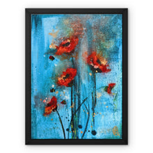 Load image into Gallery viewer, Poppy Burst Framed Canvas
