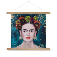 Load image into Gallery viewer, Frida Kahlo Fine Art Print with Hanger
