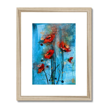 Load image into Gallery viewer, Poppy Burst Framed & Mounted Print