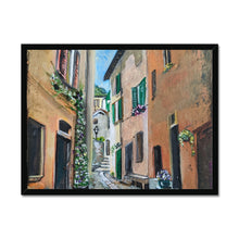 Load image into Gallery viewer, Argegno Street Framed Print
