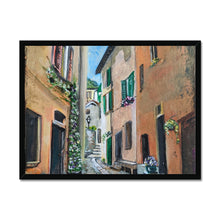 Load image into Gallery viewer, Argegno Street Framed Print