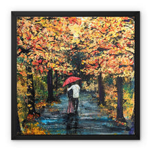 Load image into Gallery viewer, Autumn Stroll Framed Canvas