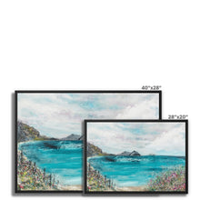 Load image into Gallery viewer, First to See the Sea Framed Canvas