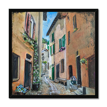 Load image into Gallery viewer, Argegno Street Framed Print