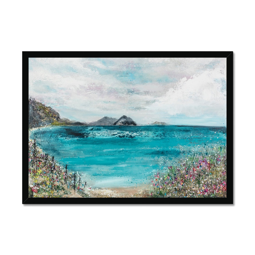 First to See the Sea Framed Print