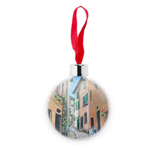 Load image into Gallery viewer, Argegno Street Transparent Christmas bauble

