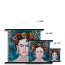 Load image into Gallery viewer, Frida Kahlo Fine Art Print with Hanger