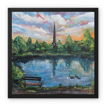 Load image into Gallery viewer, Lydney Lake Framed Canvas
