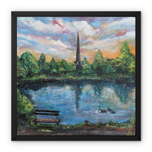 Load image into Gallery viewer, Lydney Lake Framed Canvas