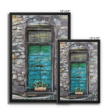 Load image into Gallery viewer, La Porta in Argegno Framed Canvas