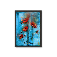 Load image into Gallery viewer, Poppy Burst Framed Photo Tile

