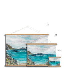 Load image into Gallery viewer, First to See the Sea Fine Art Print with Hanger