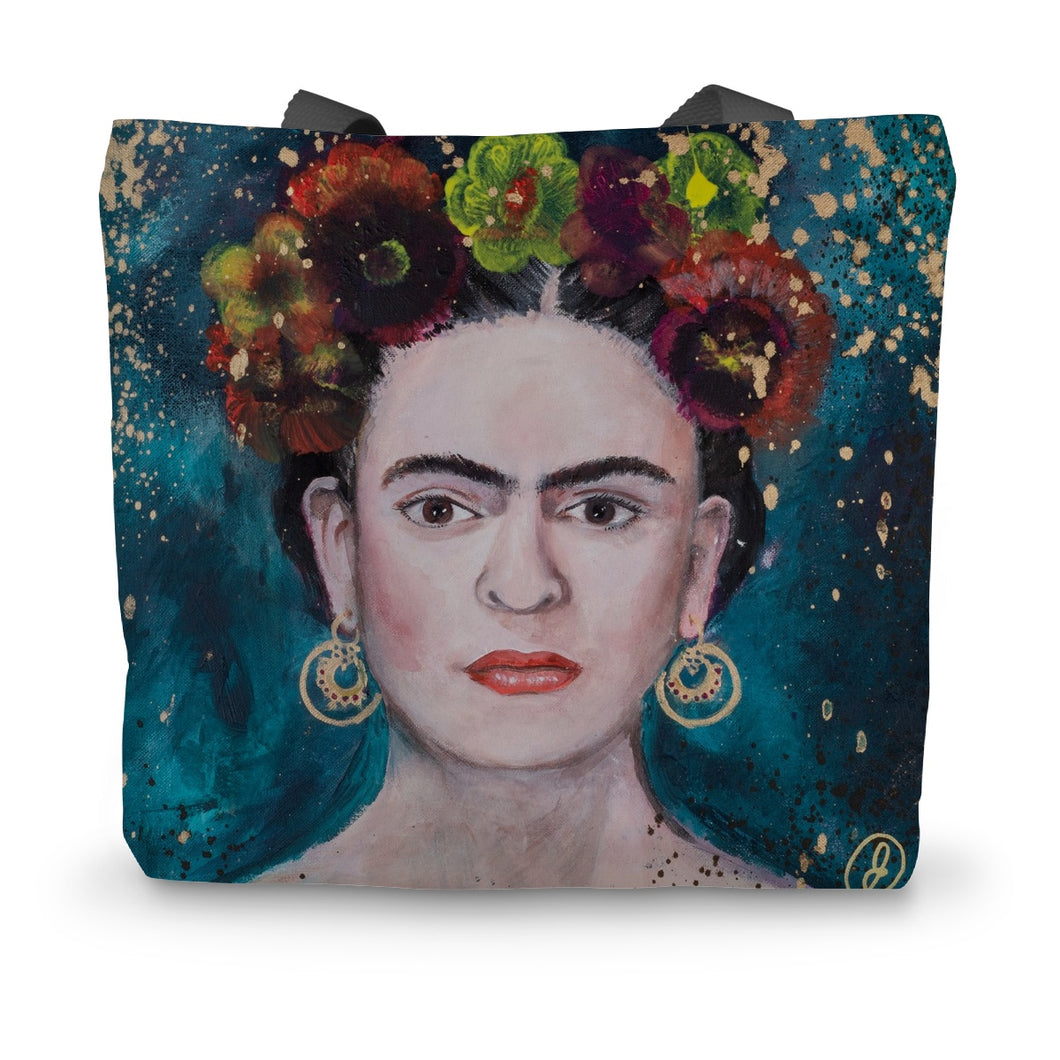 Frida Kahlo Canvas Tote Bag